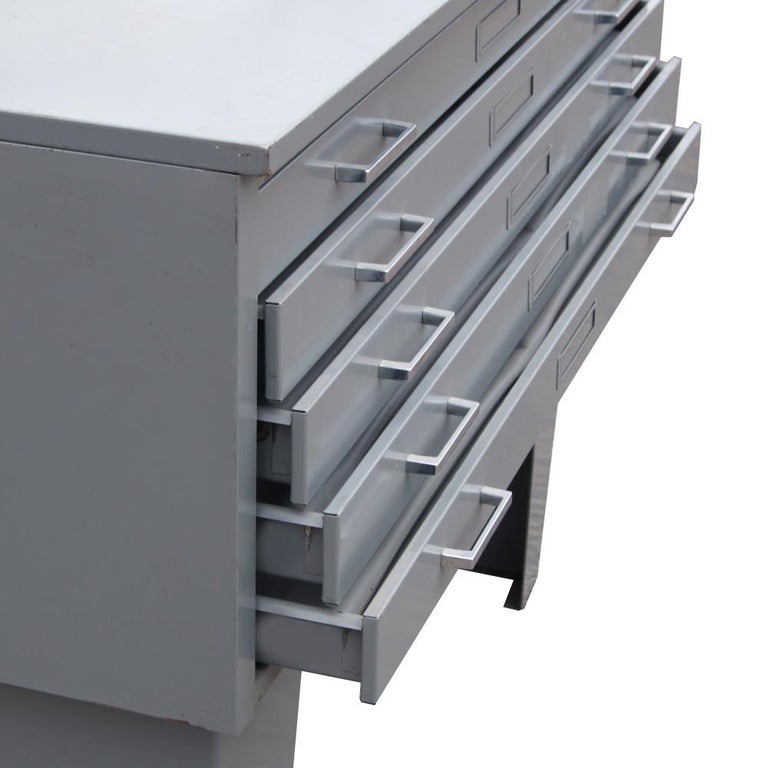 Vintage Metal Mayline '5' Drawer Lateral Flat Filing ...
