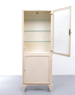 Vintage Metal Medical Cabinet Czech Republic, 1950