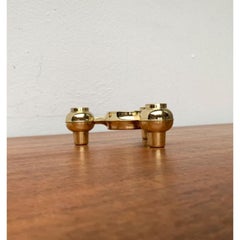 Vintage Metal Modular Atomic Stacking Candle Holder from Quist, 1970s