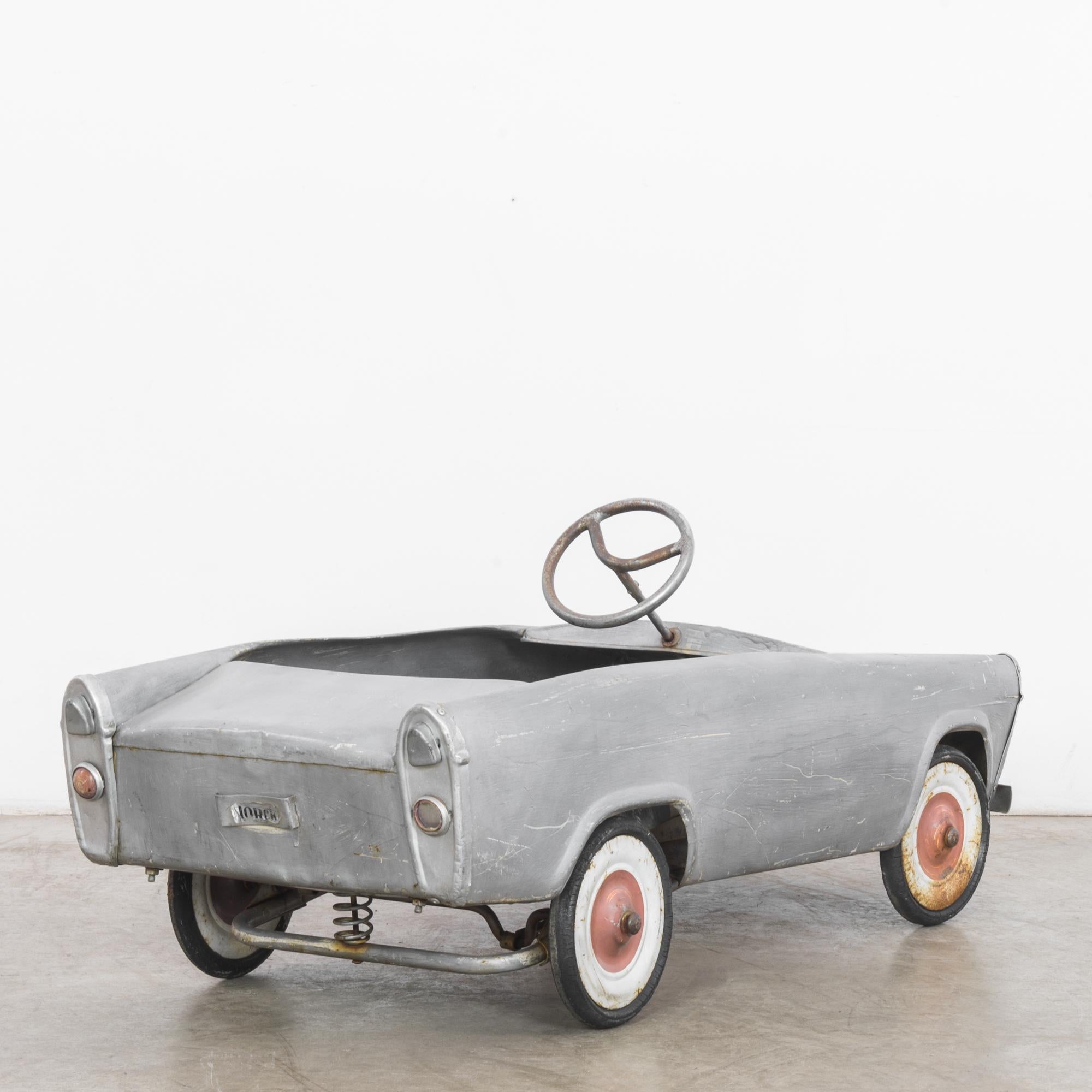 antique metal pedal cars
