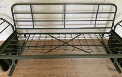Vintage Metal Porch Sofa Glider