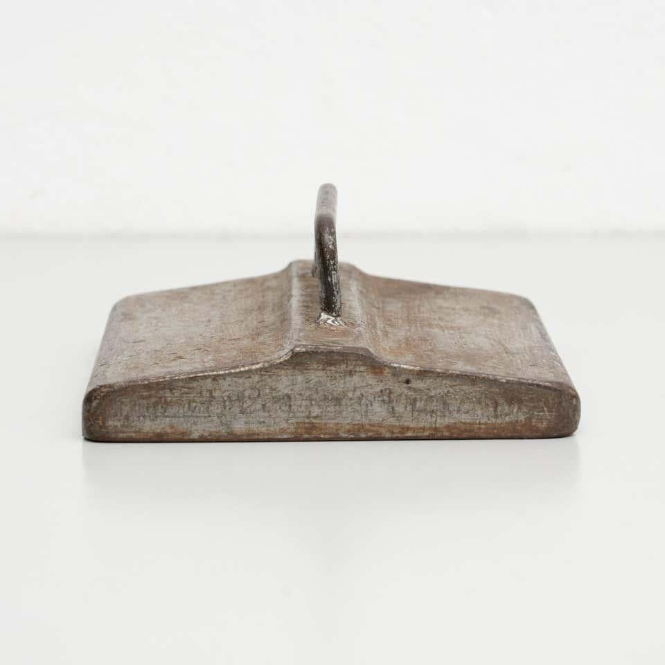 Rustic Vintage Metal Printing Press Tool, Spain, circa 1970 – Original Condition For Sale