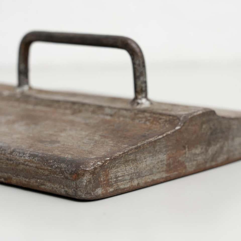 Vintage Metal Printing Press Tool, Spain, circa 1970 – Original Condition For Sale 3
