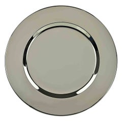Vintage Metal Serving Plate, 1970s