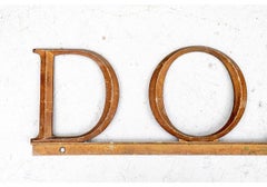 Vintage Metal Sign From Iconic New York Haberdasher Dobbs Hats
