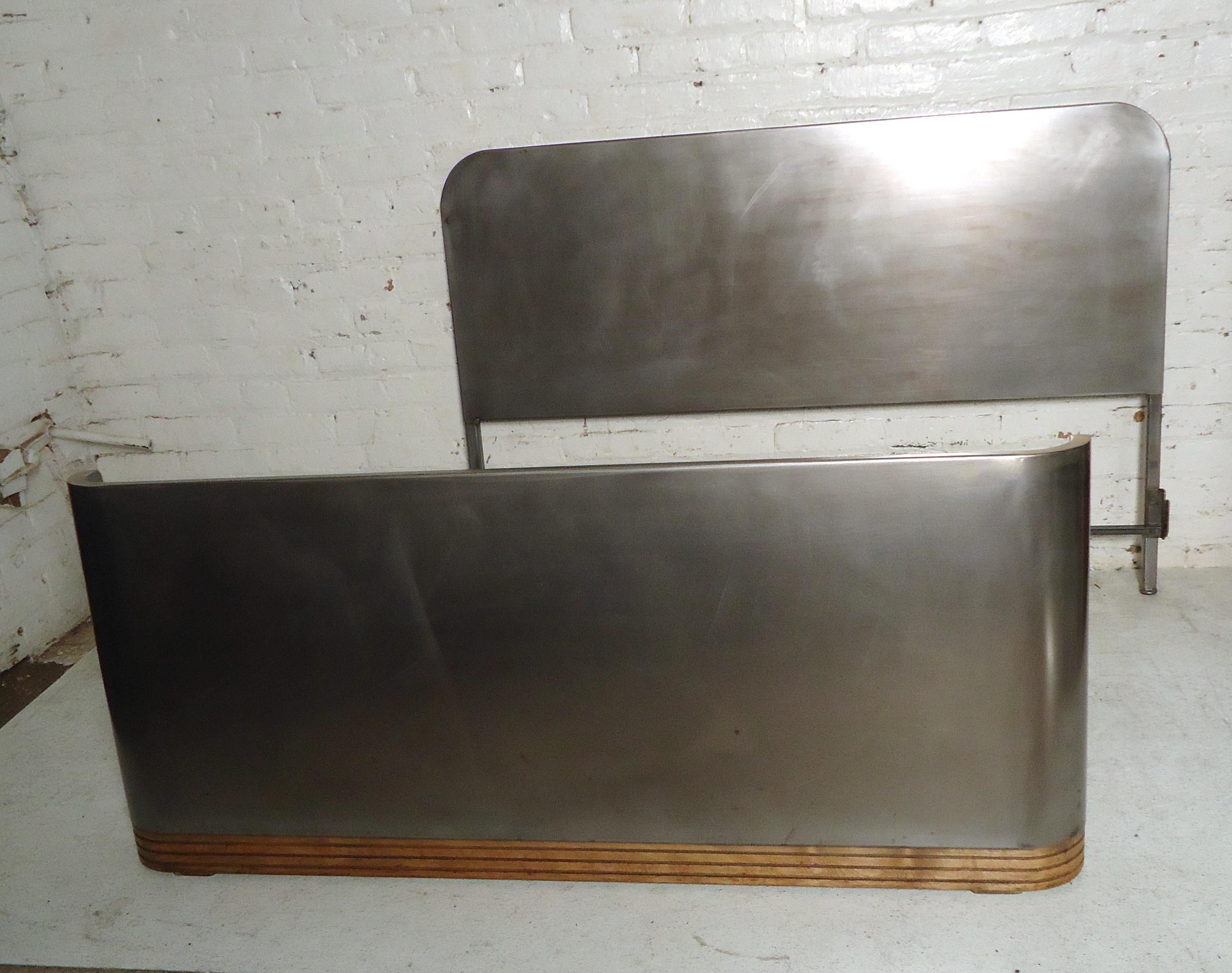 vintage simmons metal bed frame