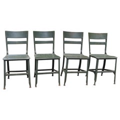 Vintage Metal Toledo Chairs 4