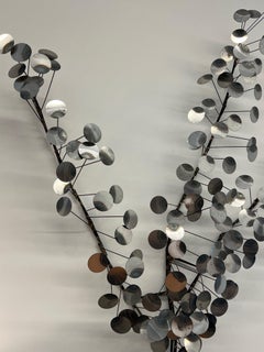 Vintage Metal Wall Art in the Manner of C. Jere