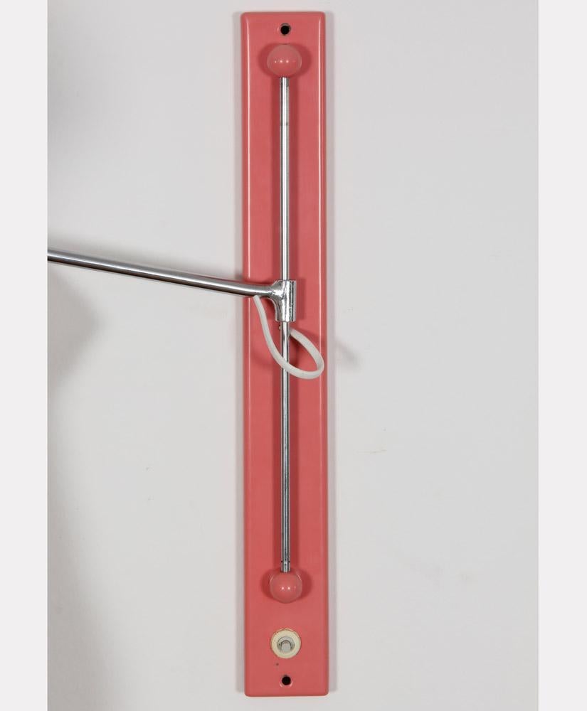 Applique murale vintage en métal, design tchèque des années 60 Bon état - En vente à MONTESSON, FR