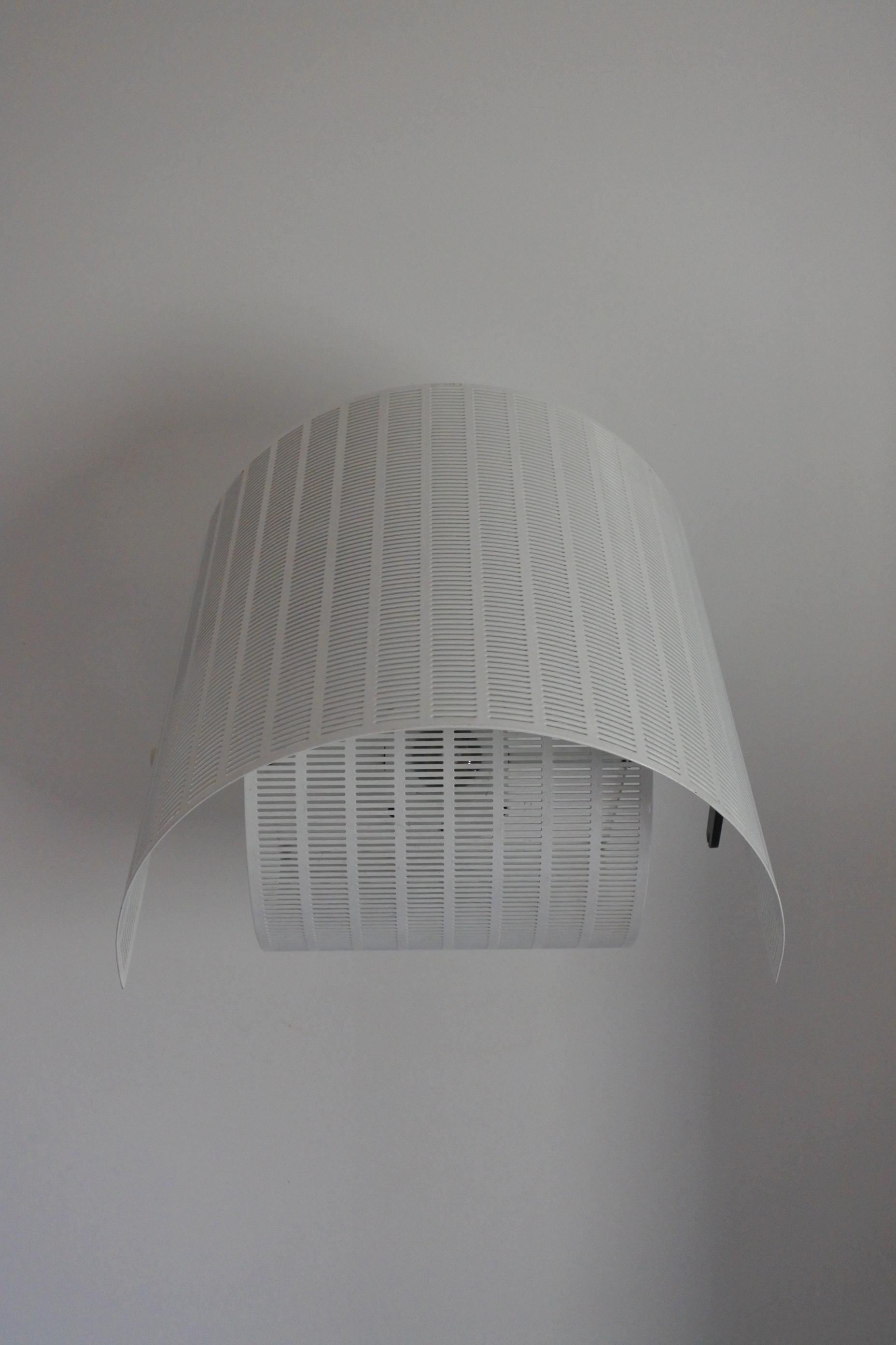 Vintage Metal Wall Lamp Shogun by Mario Botta & Artemide, 1986 In Good Condition In La Teste De Buch, FR