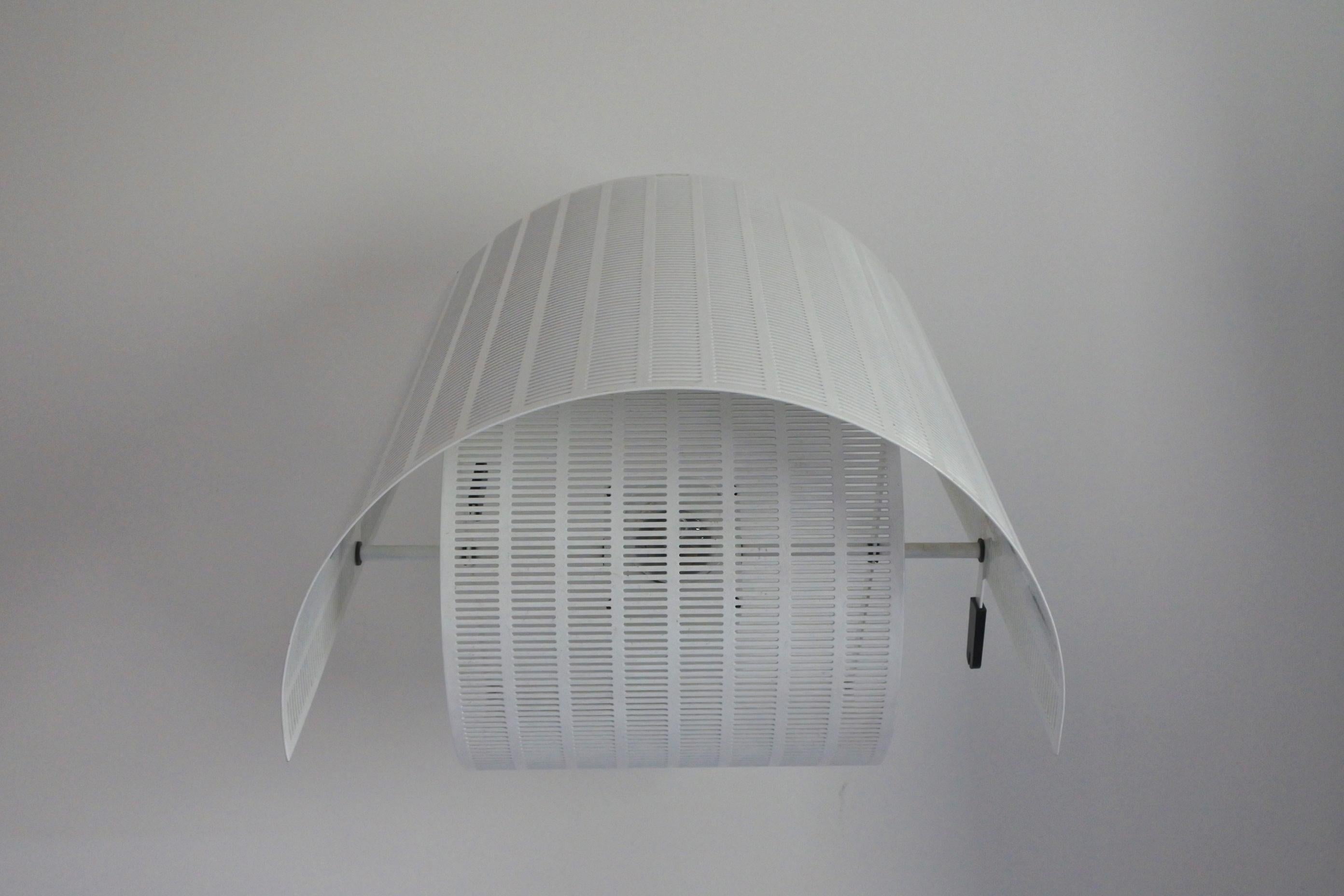 Late 20th Century Vintage Metal Wall Lamp Shogun by Mario Botta & Artemide, 1986