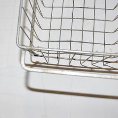 Vintage Metal Wire Locker Basket