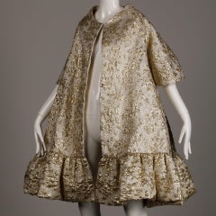 Betty Gold metallizzato d'epoca; 1960 Mam'selle by Betty Carol