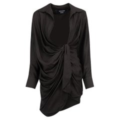 Used Black L’Amour Twist Mini Dress Size XS