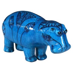 Vintage Metropolitan Museum Ceramic "William the Hippo" Sculpture