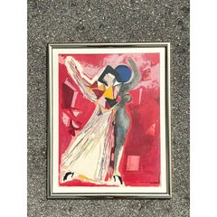 Vintage Metropolitan Opera “La Traviata” Lithograph