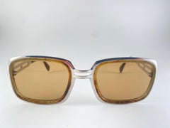Gafas de sol vintage Metzler con montura plateada Made in Germany Años 70