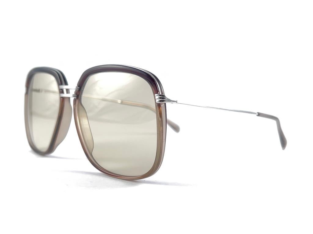 Vintage Metzler Zeiss Umbral 2900 Silber-Sonnenbrille in Übergröße, Deutschland 1970er Jahre im Zustand „Hervorragend“ im Angebot in Baleares, Baleares