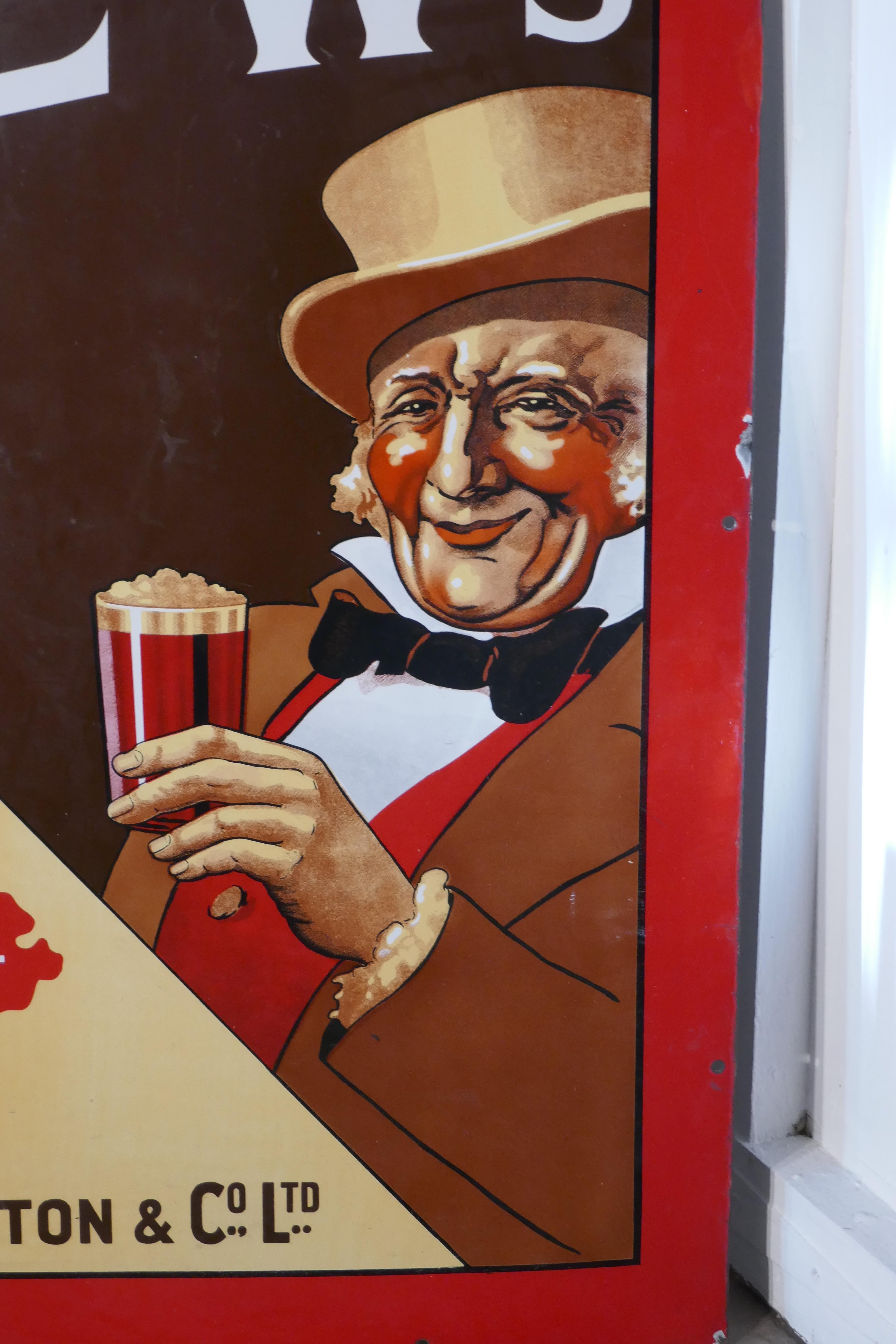Vintage Mew Langton Original English Pub Sign, Jolly Dandy and Pint


Authentic English pub sign (one-sided) featuring a painting of a smiling Dandy who looks exactly like the famous John Bull, this sign is advertising the Mew Langton & Co Ltd