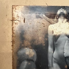 Vintage Mexican Art Abstract Modern Nude Cross Photograph