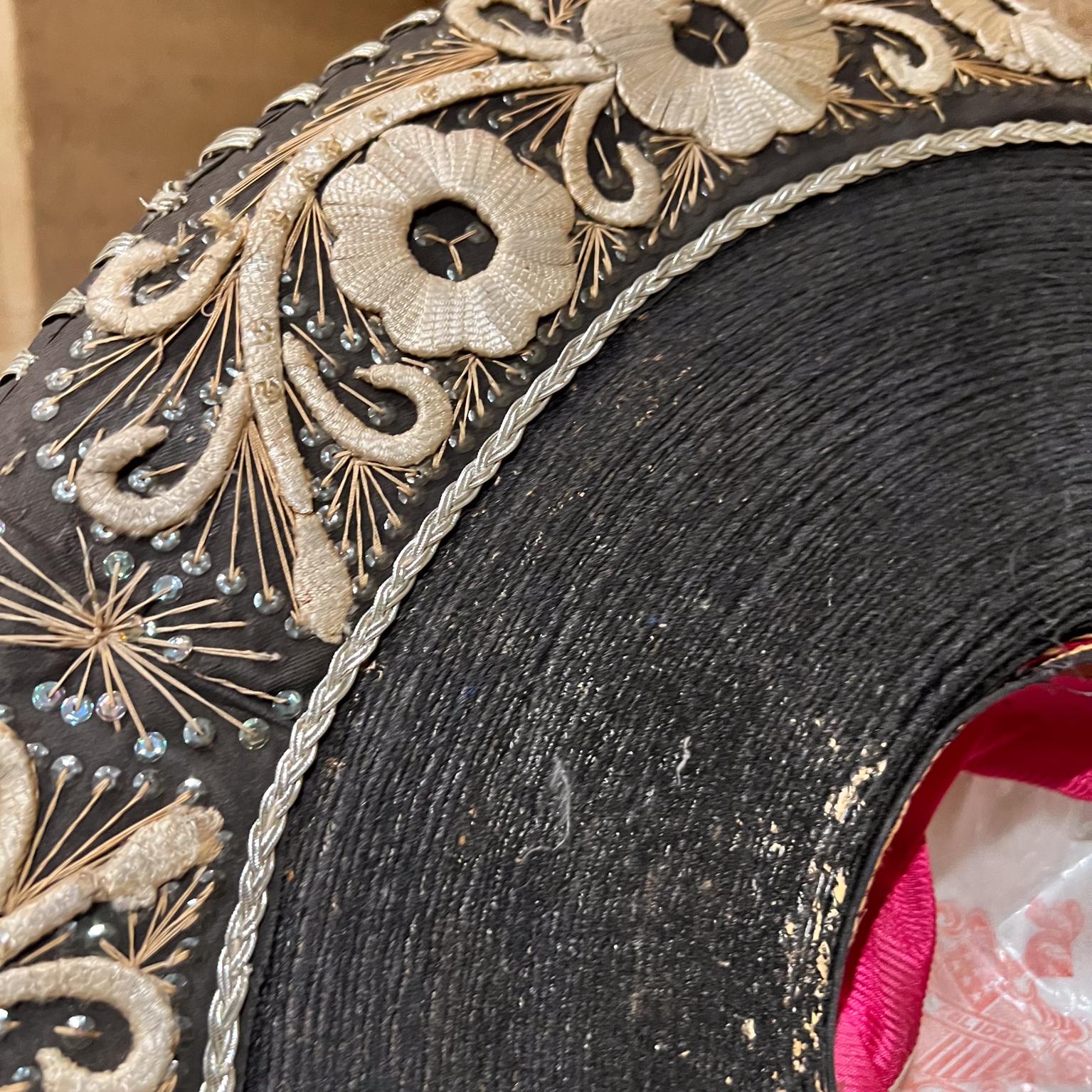 Vintage mexikanischen Charro Hut dekorative Mariachi Sombrero (Mexikanisch) im Angebot