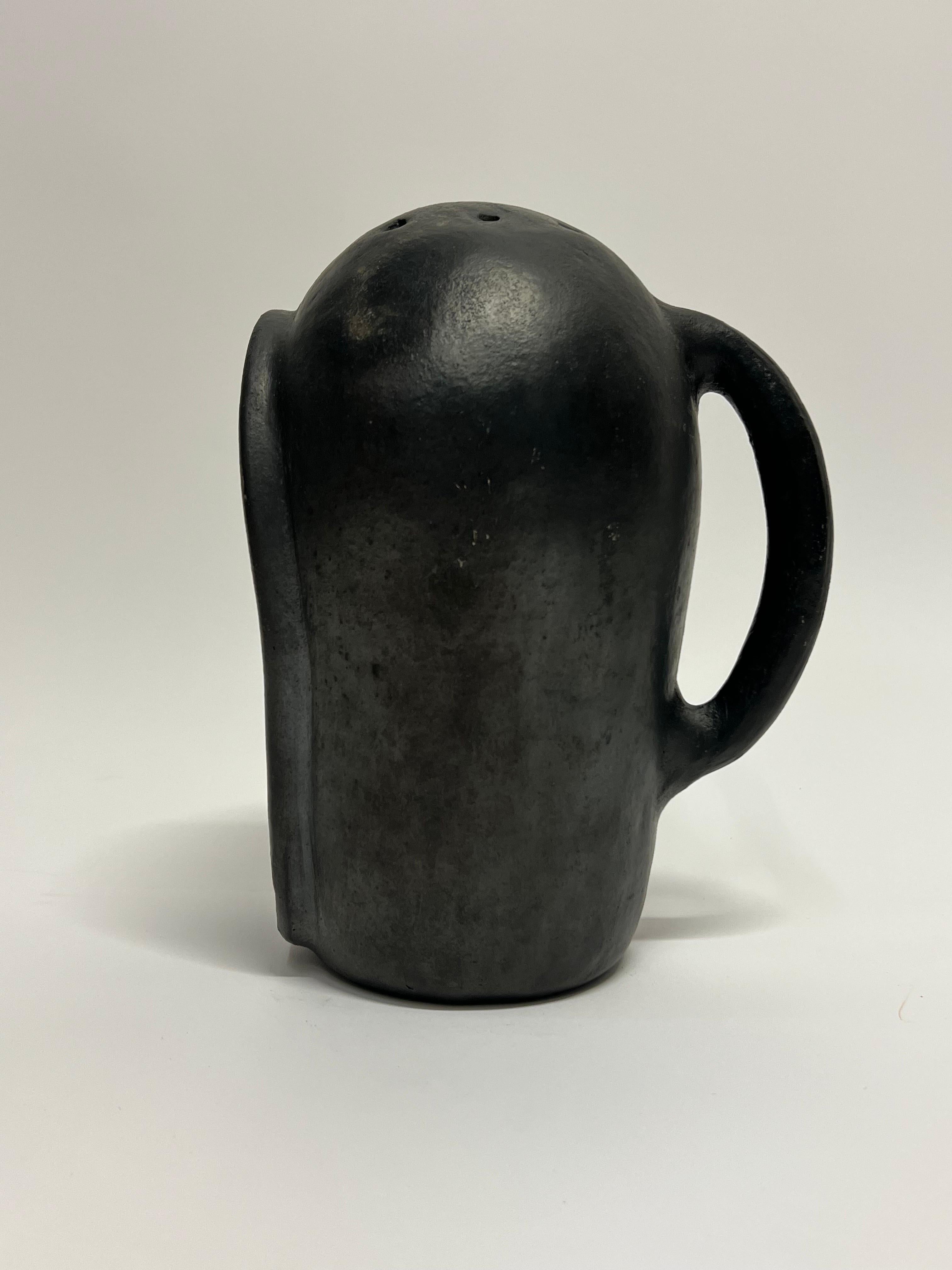Clay Vintage Mexican Folk Art Candle Holder Oaxaca, 1950s