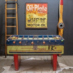 Baby-foot mexicain vintage avec joueurs en métal, circa 1940-1970