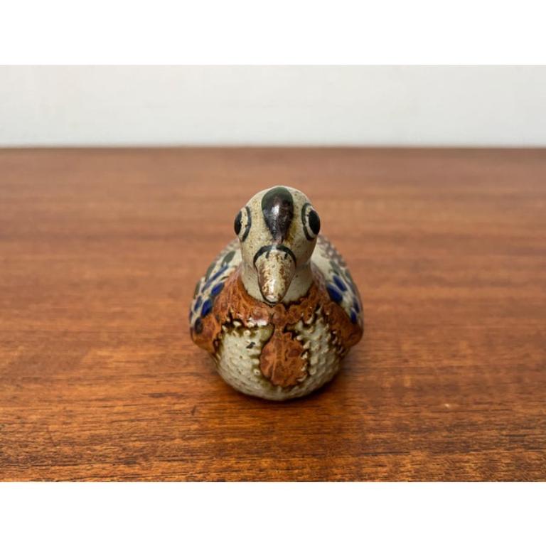 Céramique Figurine de canard mexicaine peinte à la main par Jorge Wilmot Tonala, 1970 en vente