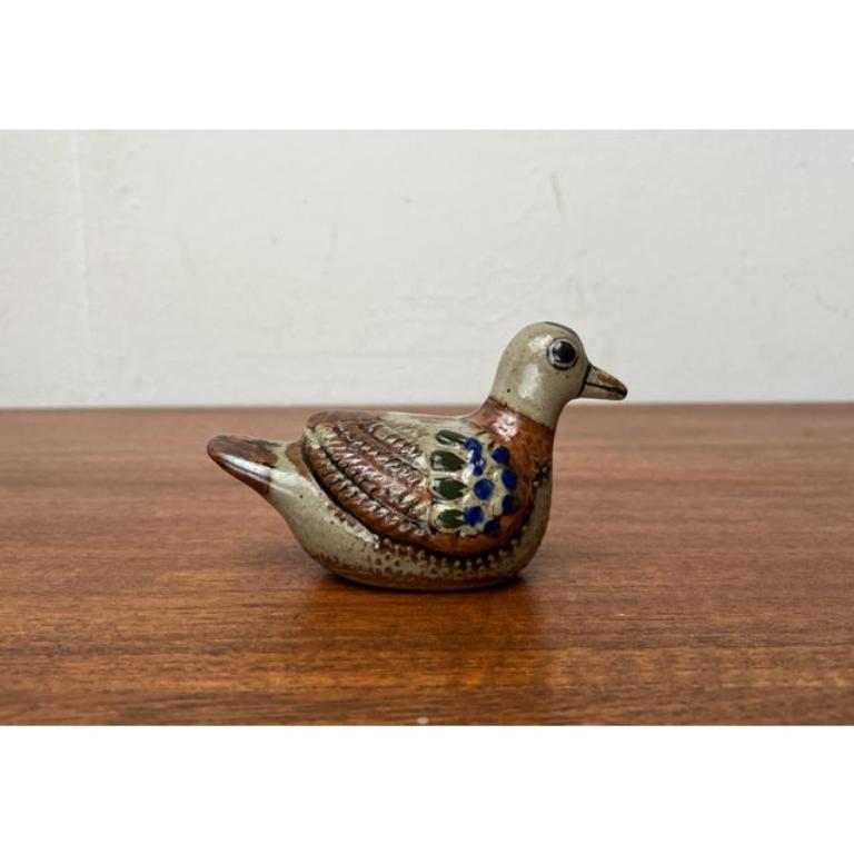 Figurine de canard mexicaine peinte à la main par Jorge Wilmot Tonala, 1970 en vente 2