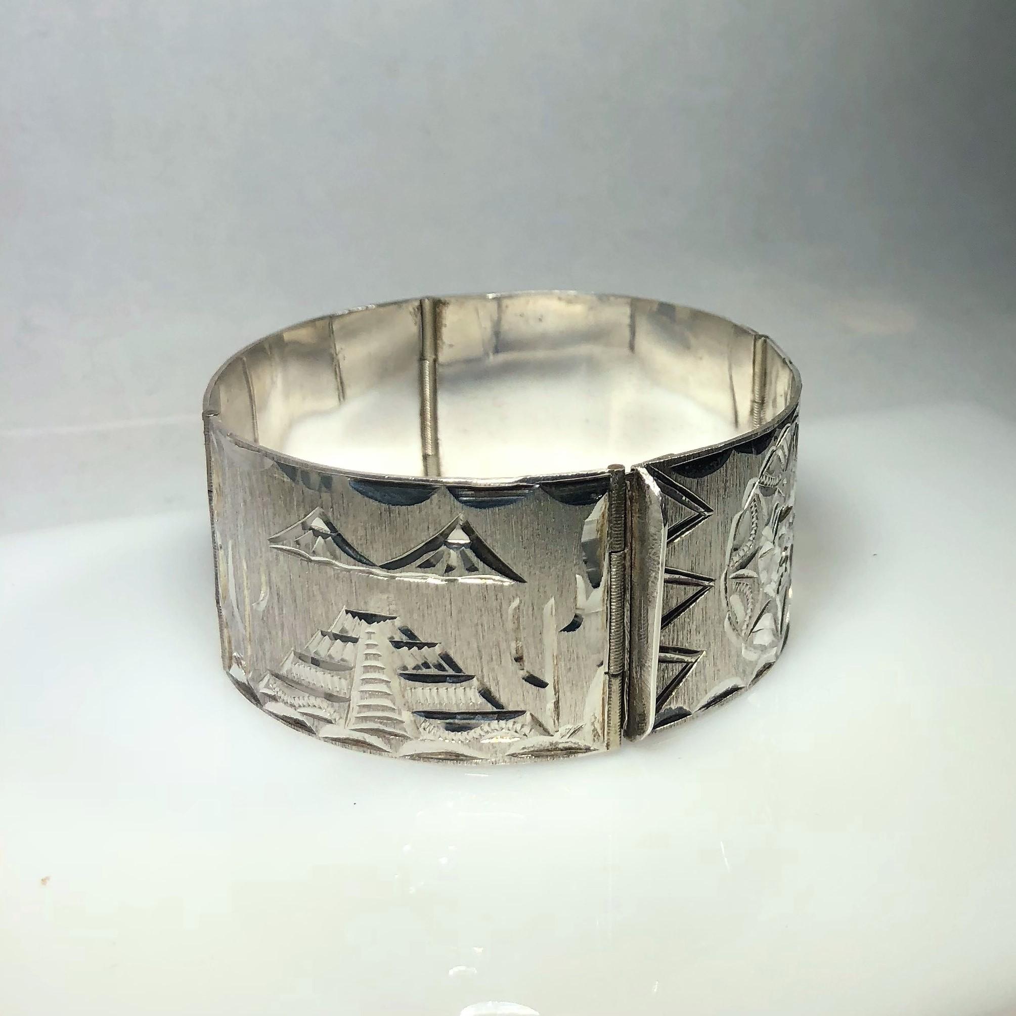 mexican silver cuff bracelets