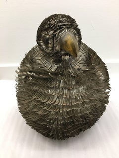 Vintage Mexican Metal Bird