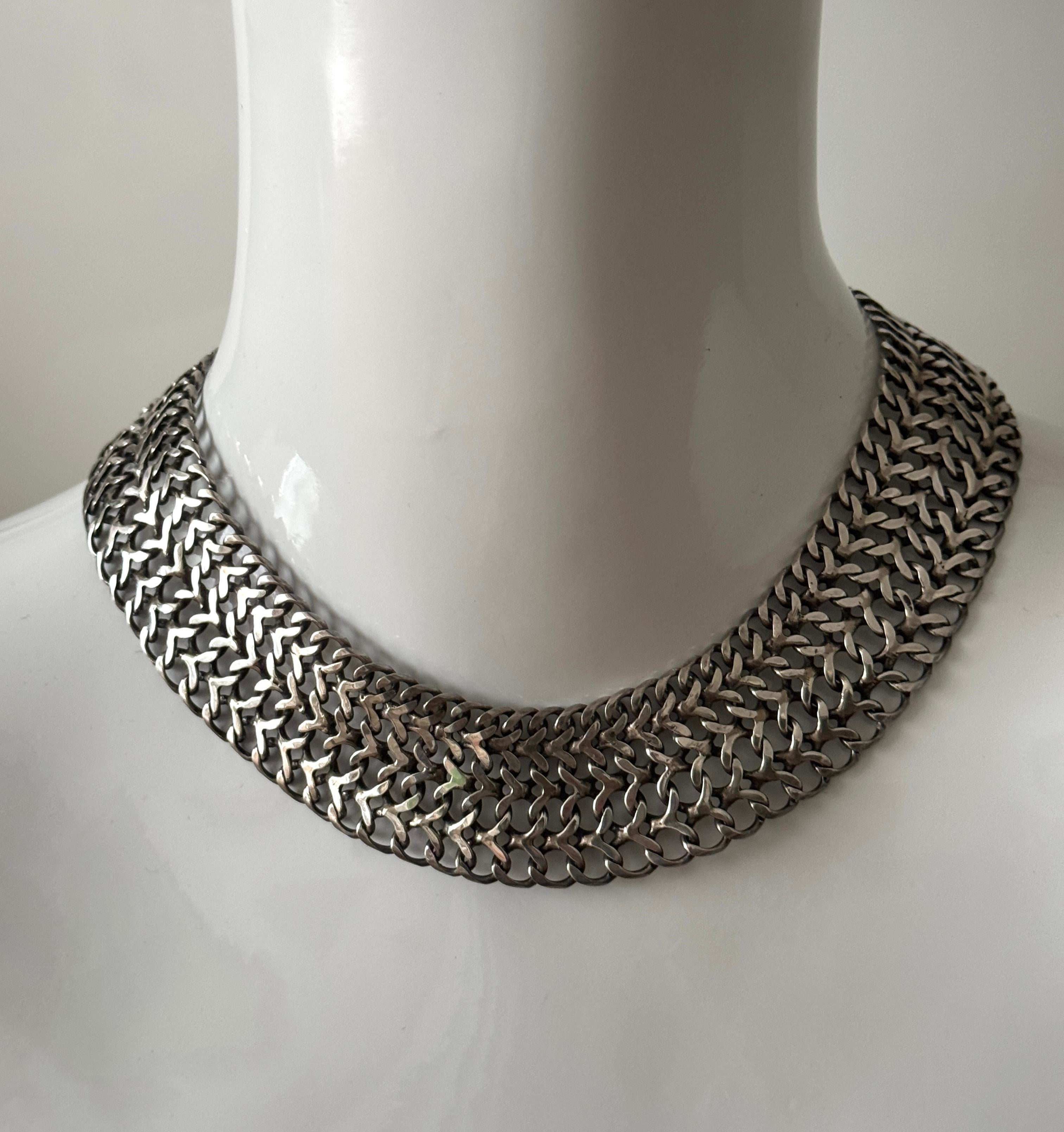 Mexikanischer Vintage-Chocker aus Sterlingsilber 2