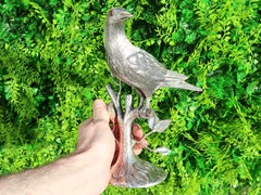 Vintage Mexican Sterling Silver Bird Table Ornament