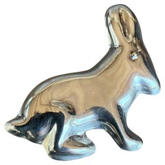 Vintage Mexican Sterling Silver Bunny Rabbit Brooch