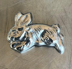Vintage Mexican Sterling Silver Hopping Bunny Rabbit