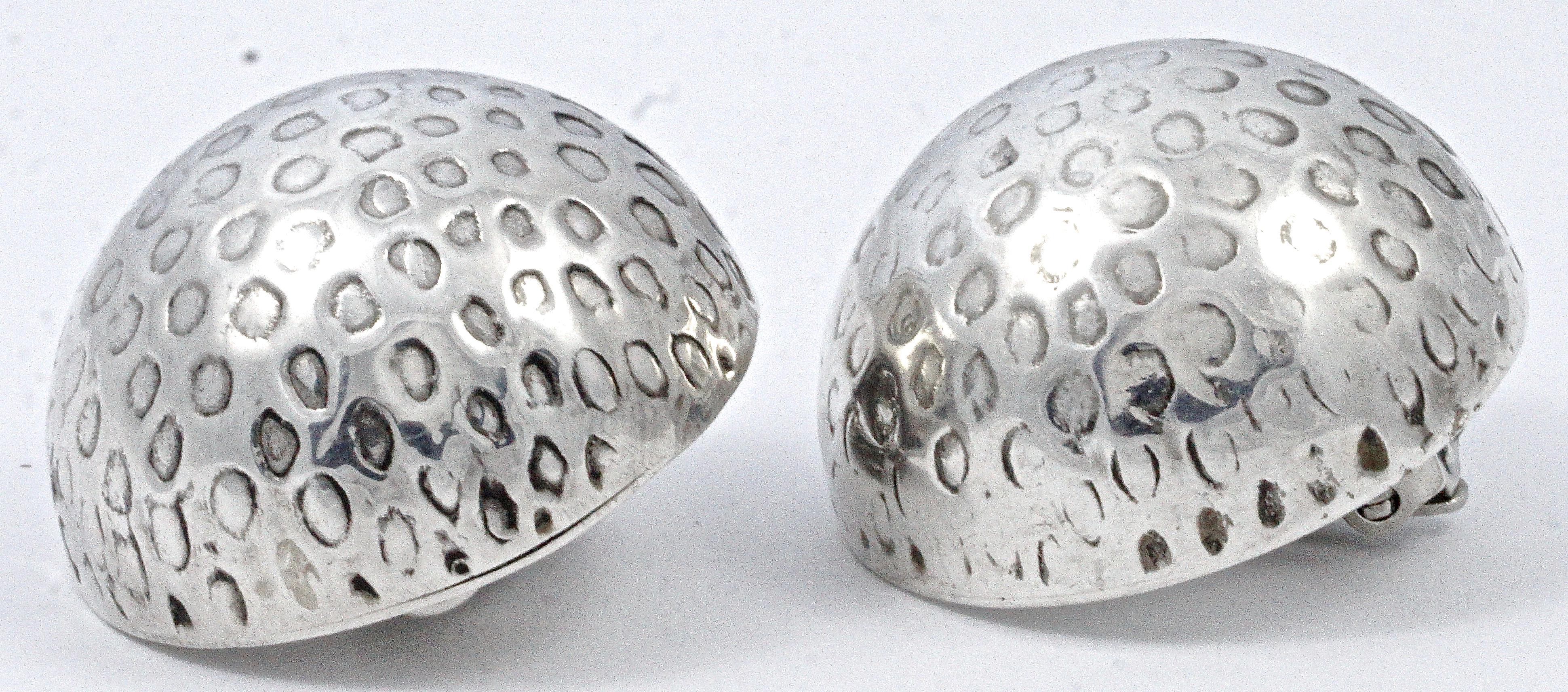 vintage taxco silver earrings