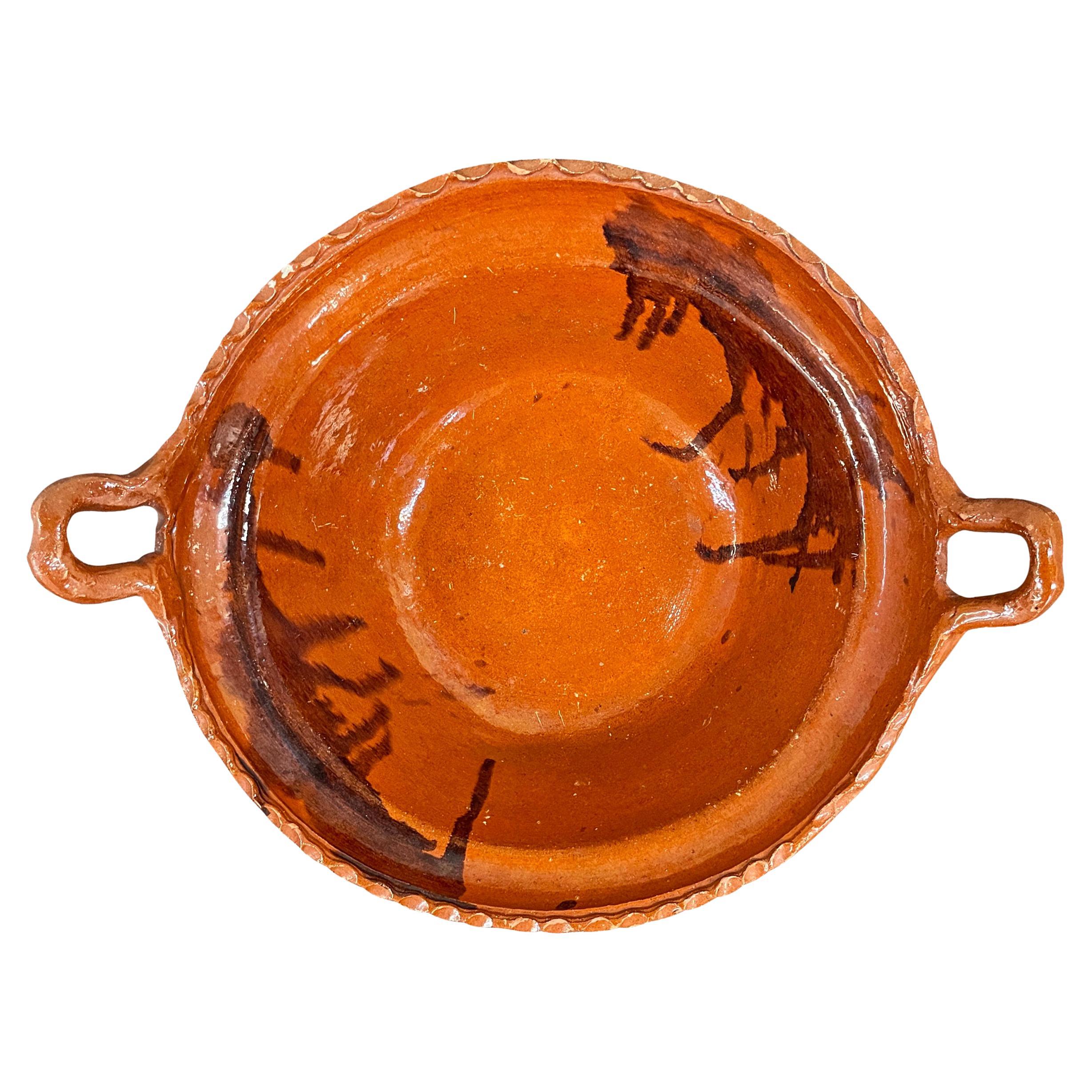 Vintage Mexican Terracotta Bowl