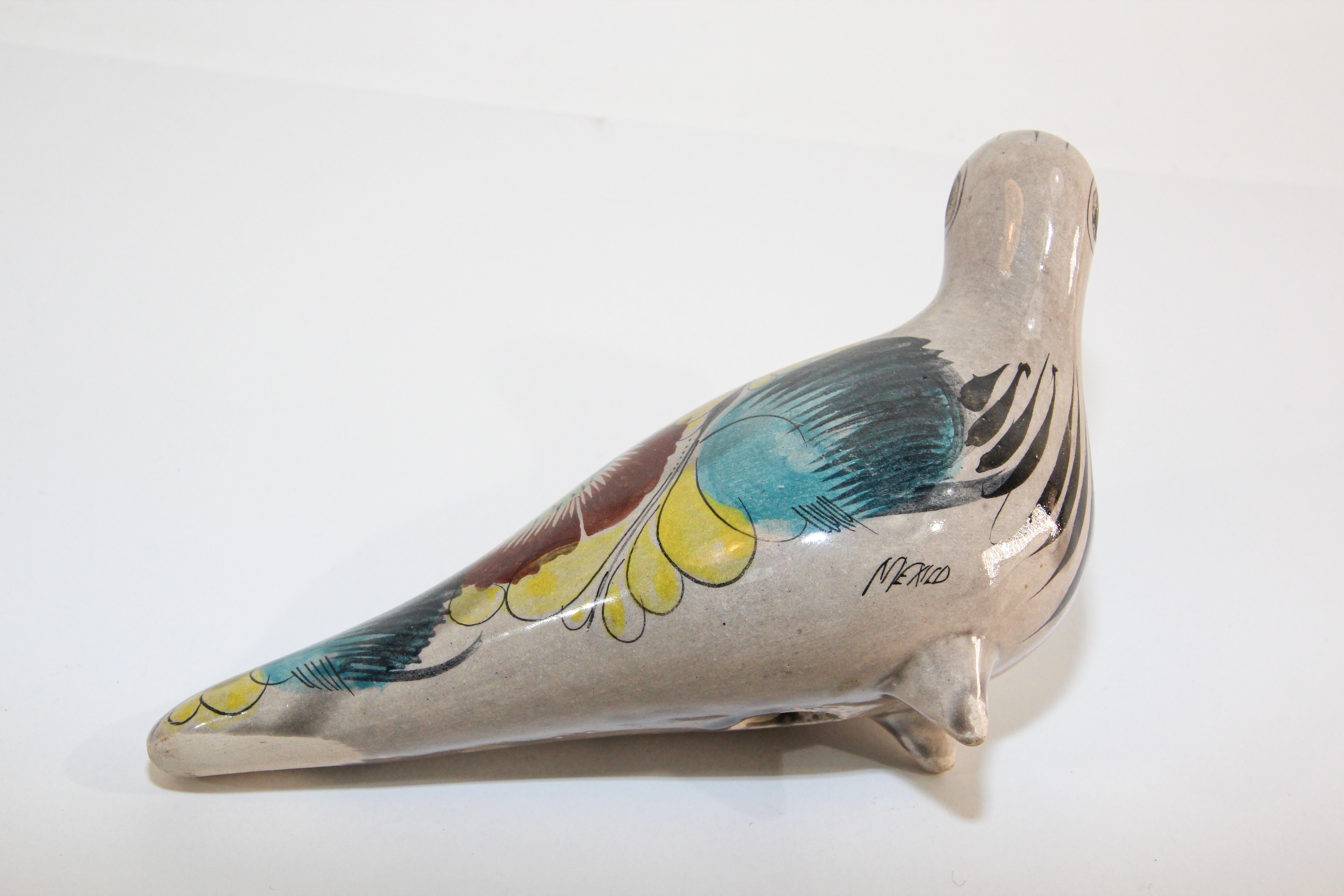 mexican pottery bird