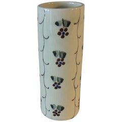 Vintage Mexican "Tonala" Tube Ceramic Decorative Vase