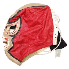 Máscara de lucha libre mexicana vintage