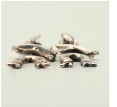 Vintage Mexico Emilia Castillo 950 Silver Dangle Earrings-'Day of Dead Cowboy'