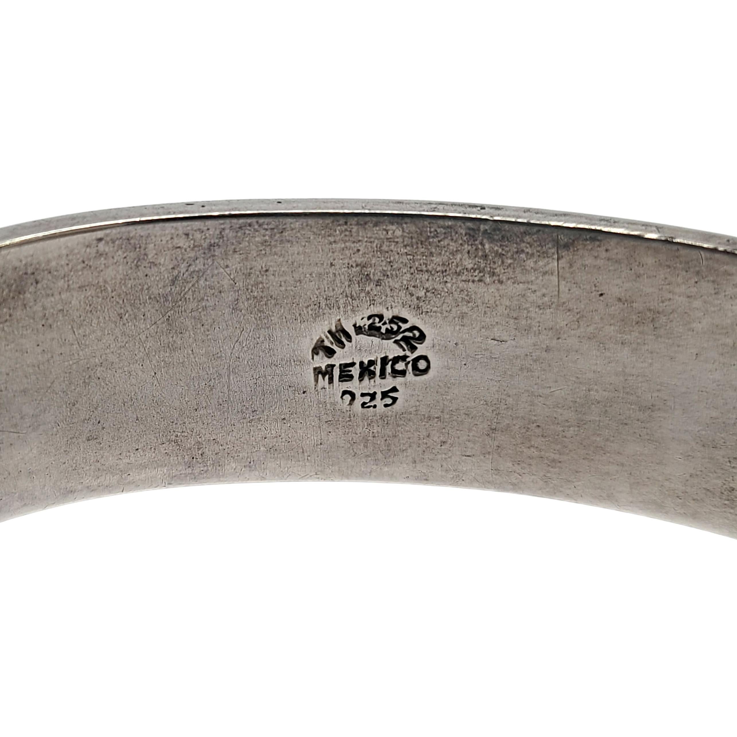 Mexico Taxco Sterling Silver TM-252 Cuff Bracelet 1
