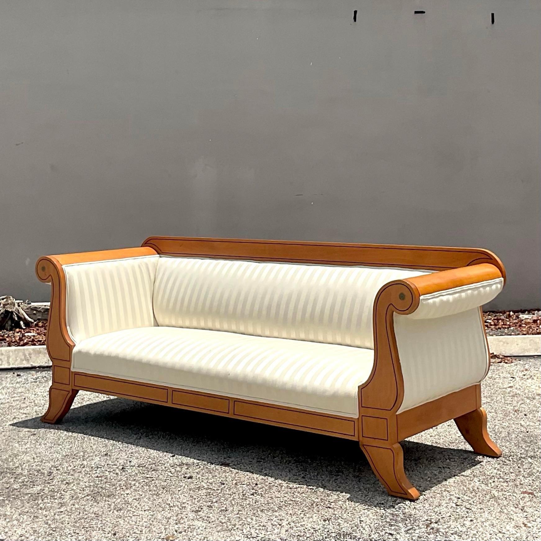 Canapé vintage Meyer, Gunther et Martini de style Biedermeier en vente 1