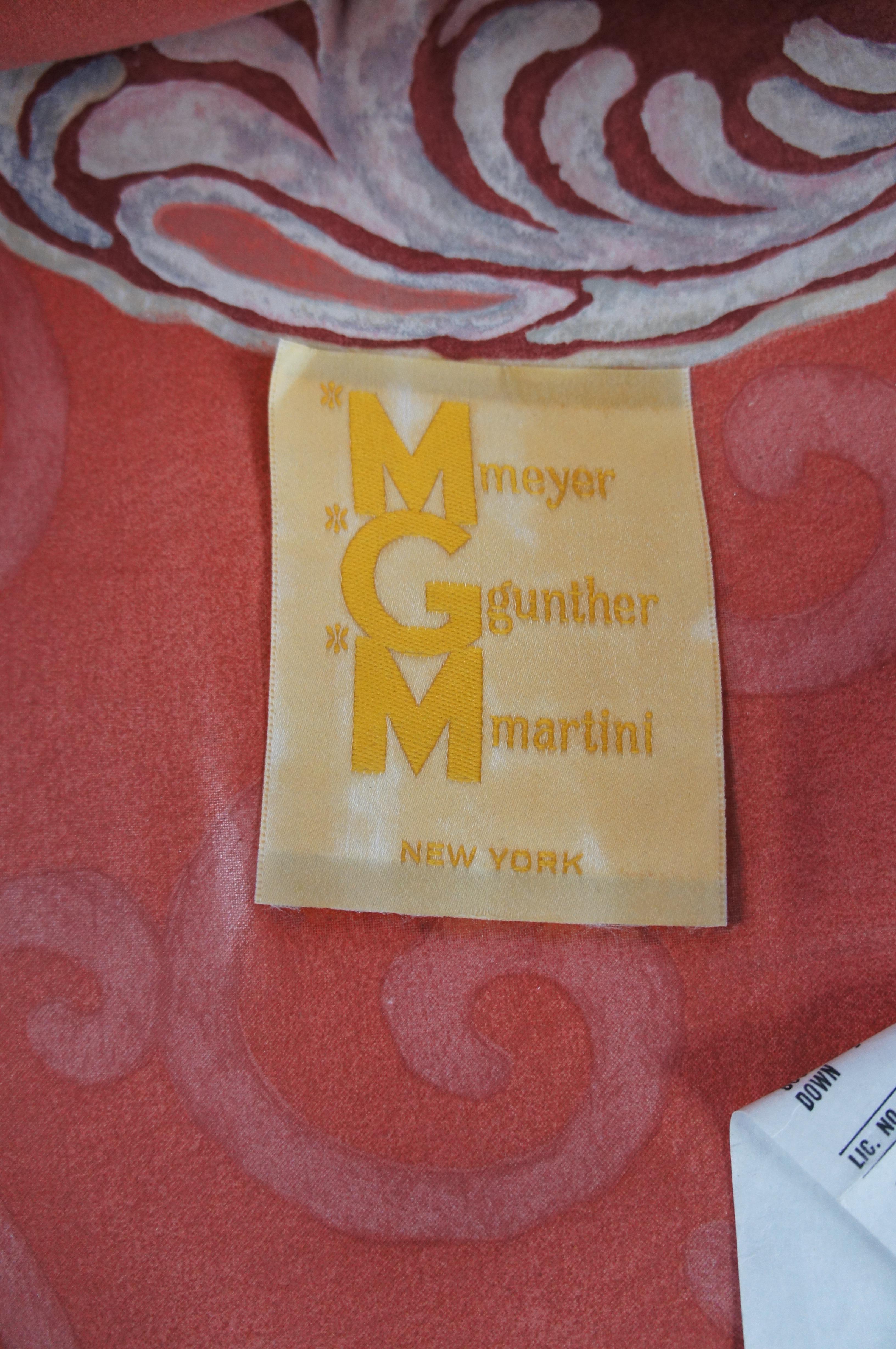 Vintage Meyer Gunther Martini Baroque Louis XV Sofa Loveseat Chinoiserie Fabric For Sale 3