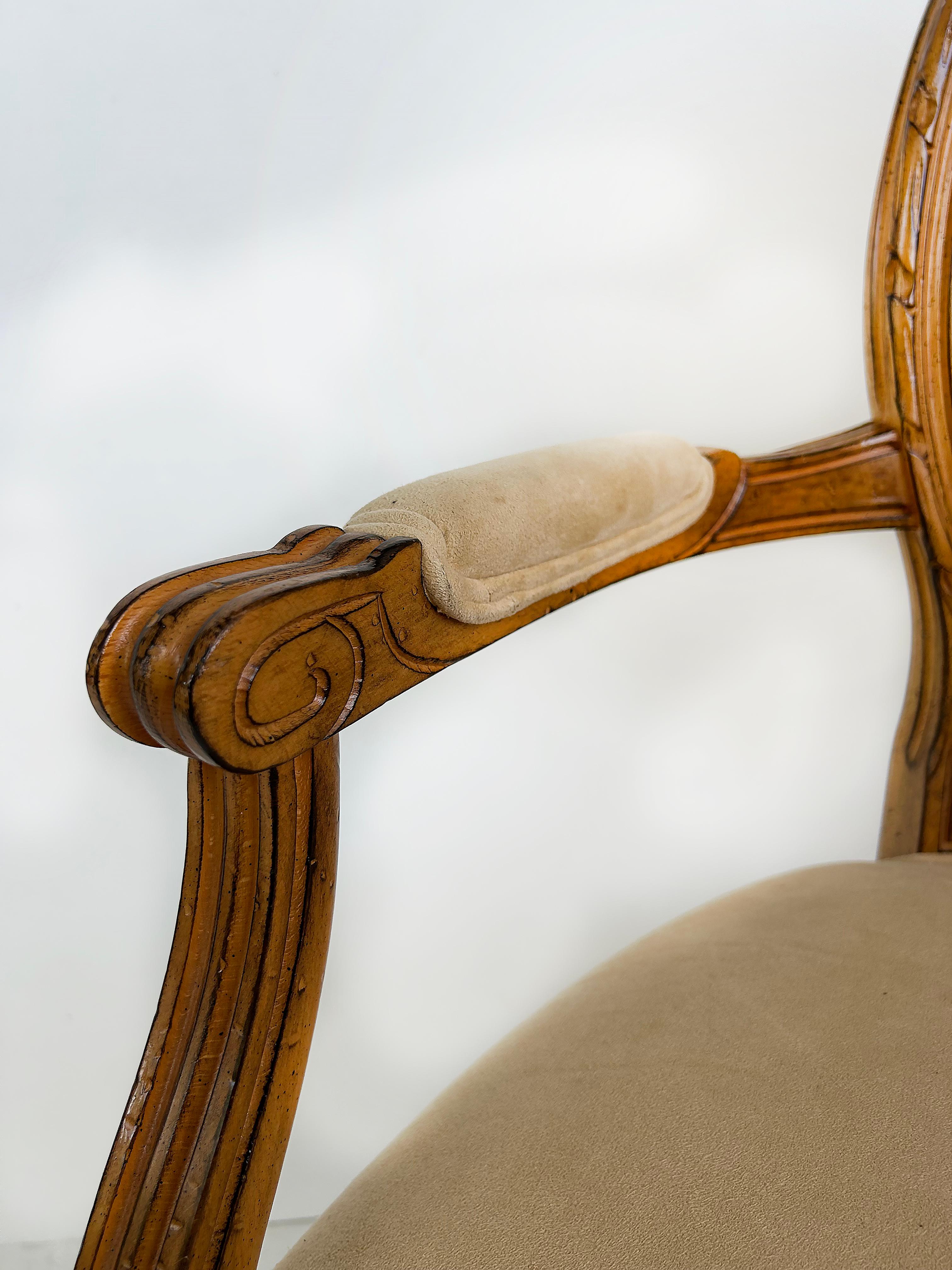 Vintage-Esszimmerstühle im Louis-XVI-Stil von Meyer Gunther Martini im Louis-XVI-Stil, Sechser-Set im Angebot 7