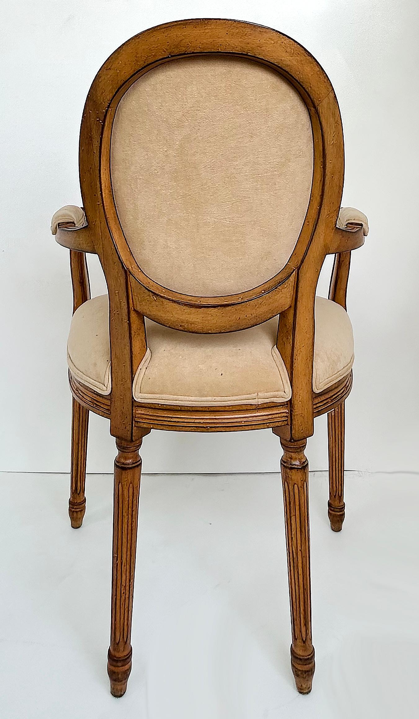 Vintage-Esszimmerstühle im Louis-XVI-Stil von Meyer Gunther Martini im Louis-XVI-Stil, Sechser-Set im Angebot 1