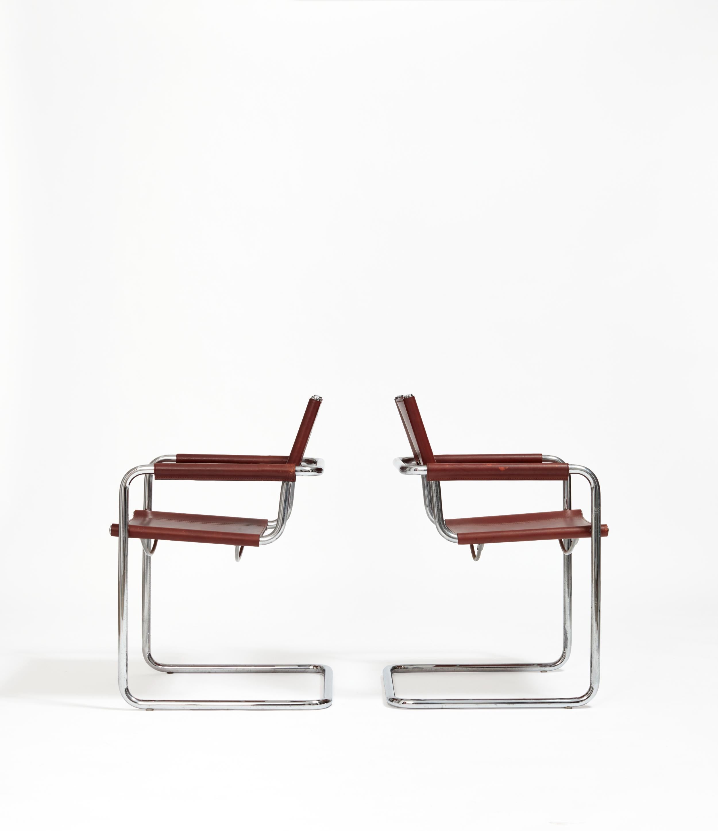 In 1935 Marcel Breuer, like other Bauhaus architects Walter Gropius and Ludwig Mies van der Rohe, left for the United States. Marcel Breuer's large library of tubular steel furniture pieces, ranging from seating to occasional furnishings, have since