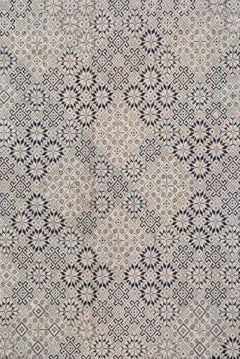 Vintage Miao Baby Carrier Panel With Cross-Stitch Geometric Pattern, South China