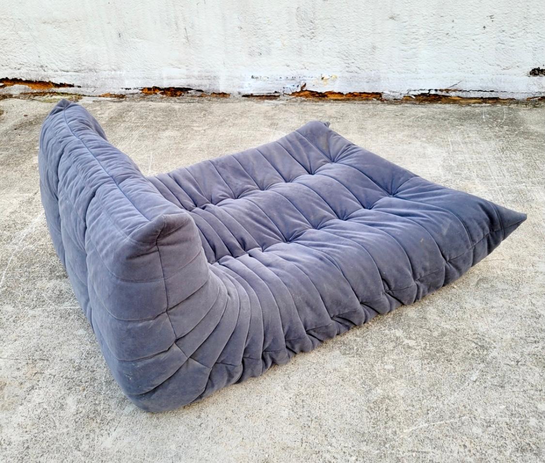 French Vintage Michael Ducaroy for Ligne Roset Togo Chaise Lounge