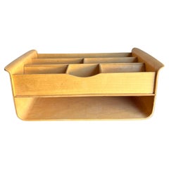 Vintage Michael Graves Bent Plywood Desk Organizer